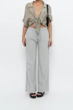 Load image into Gallery viewer, Vintage x Made in Italy x Grey, Sage Linen-blend Lounge Pant (XS)