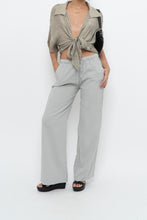 Load image into Gallery viewer, Vintage x Made in Italy x Grey, Sage Linen-blend Lounge Pant (XS)