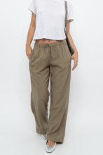 Load image into Gallery viewer, THE GROUP BY BABATON x Olive Green Linen Lounge Pant (XS, S)