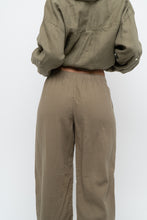 Load image into Gallery viewer, THE GROUP BY BABATON x Olive Green Linen Lounge Pant (XS, S)