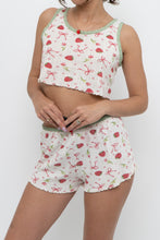 Load image into Gallery viewer, Modern x Strawberry Patterned Ribbed Cotton Set (XS, S)