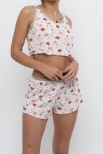 Load image into Gallery viewer, Modern x Strawberry Patterned Ribbed Cotton Set (XS, S)