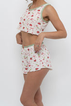 Load image into Gallery viewer, Modern x Strawberry Patterned Ribbed Cotton Set (XS, S)