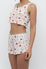 Load image into Gallery viewer, Modern x Strawberry Patterned Ribbed Cotton Set (XS, S)