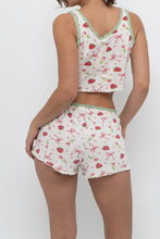 Load image into Gallery viewer, Modern x Strawberry Patterned Ribbed Cotton Set (XS, S)