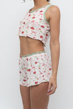 Load image into Gallery viewer, Modern x Strawberry Patterned Ribbed Cotton Set (XS, S)