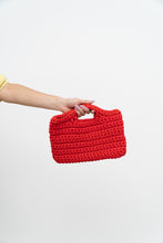 Load image into Gallery viewer, Modern x Red Chunky Crochet Clutch