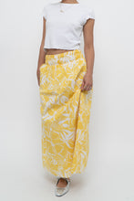 Load image into Gallery viewer, FAITHFUL THE BRAND x Yellow Floral Maxi Skirt (XS)