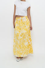 Load image into Gallery viewer, FAITHFUL THE BRAND x Yellow Floral Maxi Skirt (XS)