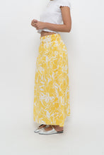 Load image into Gallery viewer, FAITHFUL THE BRAND x Yellow Floral Maxi Skirt (XS)