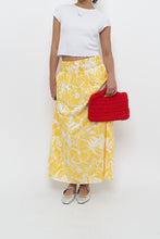 Load image into Gallery viewer, FAITHFUL THE BRAND x Yellow Floral Maxi Skirt (XS)