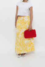 Load image into Gallery viewer, FAITHFUL THE BRAND x Yellow Floral Maxi Skirt (XS)