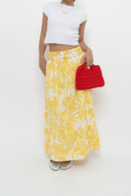 Load image into Gallery viewer, FAITHFUL THE BRAND x Yellow Floral Maxi Skirt (XS)