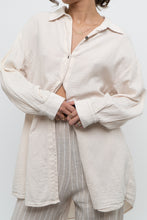 Load image into Gallery viewer, ATELIER DELPHINE x Cream Organic Cotton Soft Buttonup (XS-M)