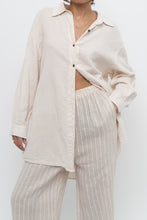 Load image into Gallery viewer, ATELIER DELPHINE x Cream Organic Cotton Soft Buttonup (XS-M)