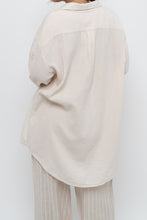 Load image into Gallery viewer, ATELIER DELPHINE x Cream Organic Cotton Soft Buttonup (XS-M)