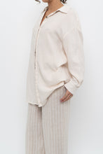 Load image into Gallery viewer, ATELIER DELPHINE x Cream Organic Cotton Soft Buttonup (XS-M)