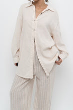 Load image into Gallery viewer, ATELIER DELPHINE x Cream Organic Cotton Soft Buttonup (XS-M)