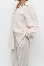 Load image into Gallery viewer, ATELIER DELPHINE x Cream Organic Cotton Soft Buttonup (XS-M)