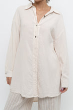 Load image into Gallery viewer, ATELIER DELPHINE x Cream Organic Cotton Soft Buttonup (XS-M)