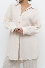 Load image into Gallery viewer, ATELIER DELPHINE x Cream Organic Cotton Soft Buttonup (XS-M)