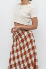 Load image into Gallery viewer, Vintage x Soft Cream Textured Cropped Baby Tee (S, M)