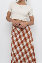 Load image into Gallery viewer, Vintage x Soft Cream Textured Cropped Baby Tee (S, M)