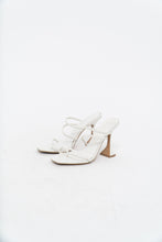 Load image into Gallery viewer, TONY BIANCO x White Leather Strappy Stilettos (7)
