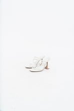 Load image into Gallery viewer, TONY BIANCO x White Leather Strappy Stilettos (7)