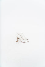 Load image into Gallery viewer, TONY BIANCO x White Leather Strappy Stilettos (7)