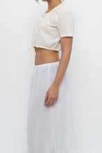 Load image into Gallery viewer, OAK + FORT x Cream, White Cotton Cropped Blouse (XS-M)