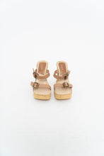 Load image into Gallery viewer, Vintage x Made in Brazil x ALDO Beige Chunky Heels (8)