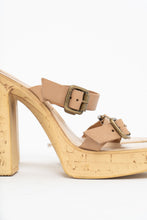 Load image into Gallery viewer, Vintage x Made in Brazil x ALDO Beige Chunky Heels (8)