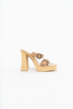 Load image into Gallery viewer, Vintage x Made in Brazil x ALDO Beige Chunky Heels (8)