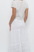 Load image into Gallery viewer, BRANDY MELVILLE x White Pointelle Crop Blouse (XS, S)