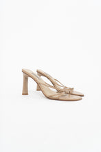 Load image into Gallery viewer, Vintage x ALDO Beige Strappy Leather Heels (6.5, 7)