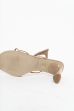 Load image into Gallery viewer, Vintage x ALDO Beige Strappy Leather Heels (6.5, 7)
