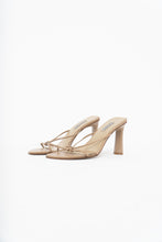 Load image into Gallery viewer, Vintage x ALDO Beige Strappy Leather Heels (6.5, 7)