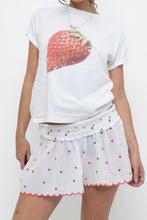 Load image into Gallery viewer, ANTHROPOLOGIE x White Strawberry Cotton Tee (XS, S)