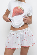 Load image into Gallery viewer, ANTHROPOLOGIE x White Strawberry Cotton Tee (XS, S)