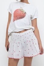 Load image into Gallery viewer, ANTHROPOLOGIE x White Strawberry Cotton Tee (XS, S)