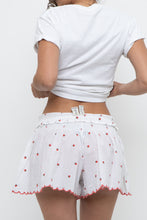Load image into Gallery viewer, JOIE x Strawberry Cotton Embroidered Lounge Short (S, M)