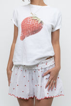 Load image into Gallery viewer, ANTHROPOLOGIE x White Strawberry Cotton Tee (XS, S)