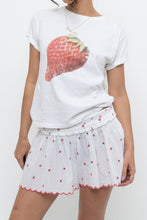 Load image into Gallery viewer, ANTHROPOLOGIE x White Strawberry Cotton Tee (XS, S)