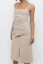 Load image into Gallery viewer, Modern x Beige Ribbed Subtle Glitter Tank (XS, S)