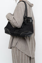 Load image into Gallery viewer, COACH x Black Monogram Canvas, Leather Purse