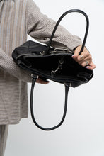 Load image into Gallery viewer, COACH x Black Monogram Canvas, Leather Purse