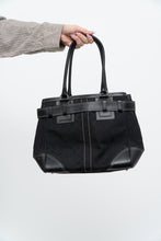 Load image into Gallery viewer, COACH x Black Monogram Canvas, Leather Purse