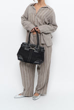 Load image into Gallery viewer, Vintage x Made in India x Brown Linen Striped Set (M, L)