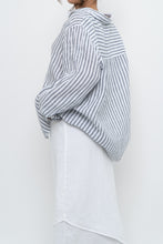 Load image into Gallery viewer, Vintage x SIGRID OLSEN White Striped Linen Buttonup (S-2XL)